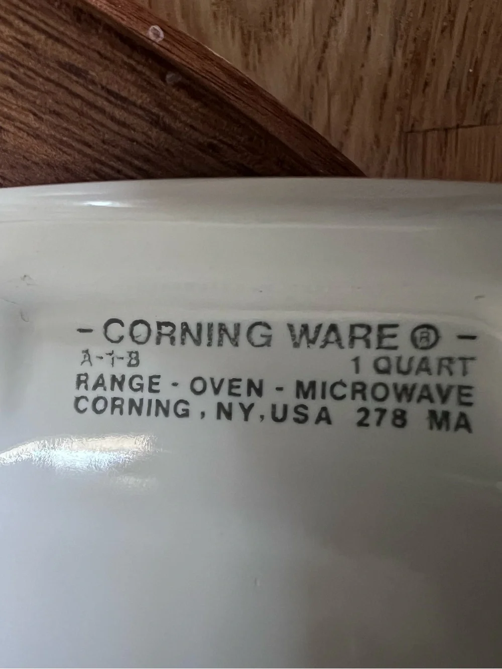 Corning Ware A-1-B L’Échalote Spice of Life 1 Quart Casserole With Lid